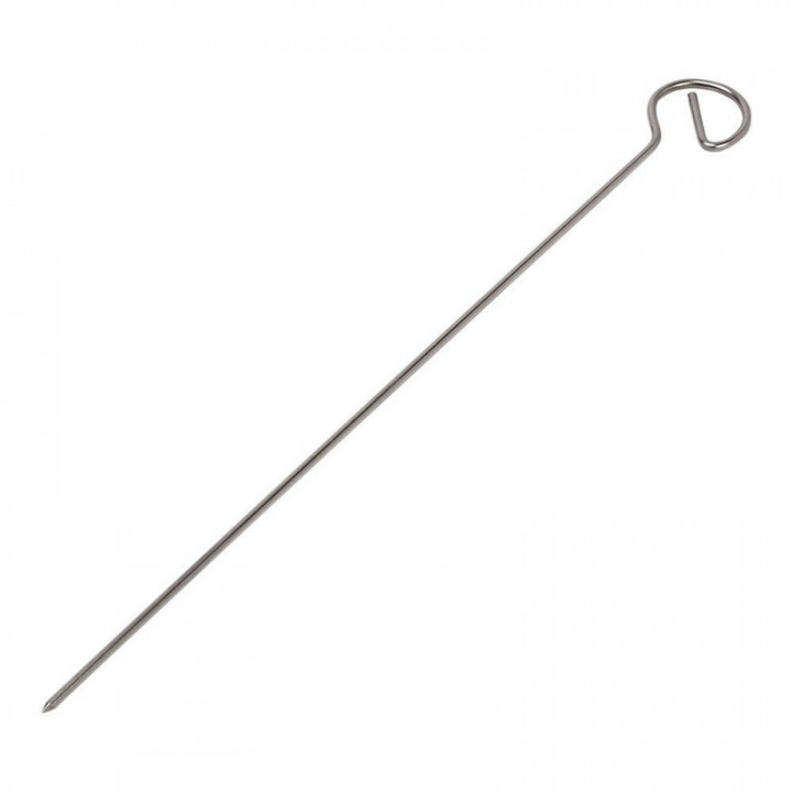 BROCHETTE DE 35 cm EN ACIER INOXYDABLE 18/8