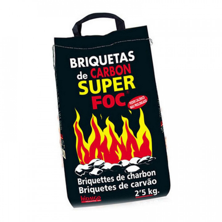 BRIQUETTES VEGETALES AU CHARBON 2,5 kg