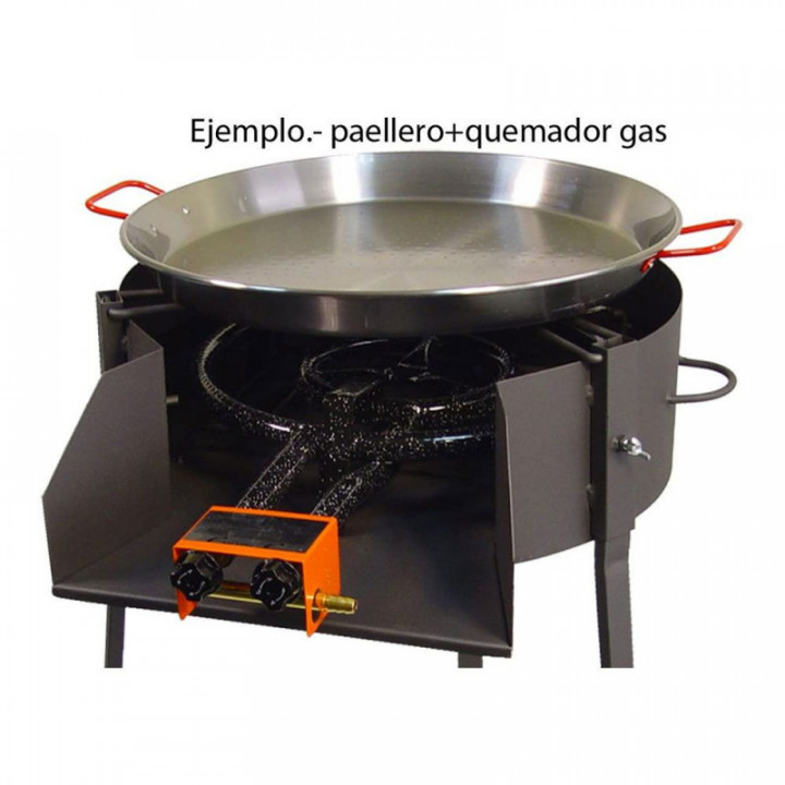 BARBECUE ROND AVEC SUPPORT POUR POÊLE À PAELLA, Ø60 x 75 cm
