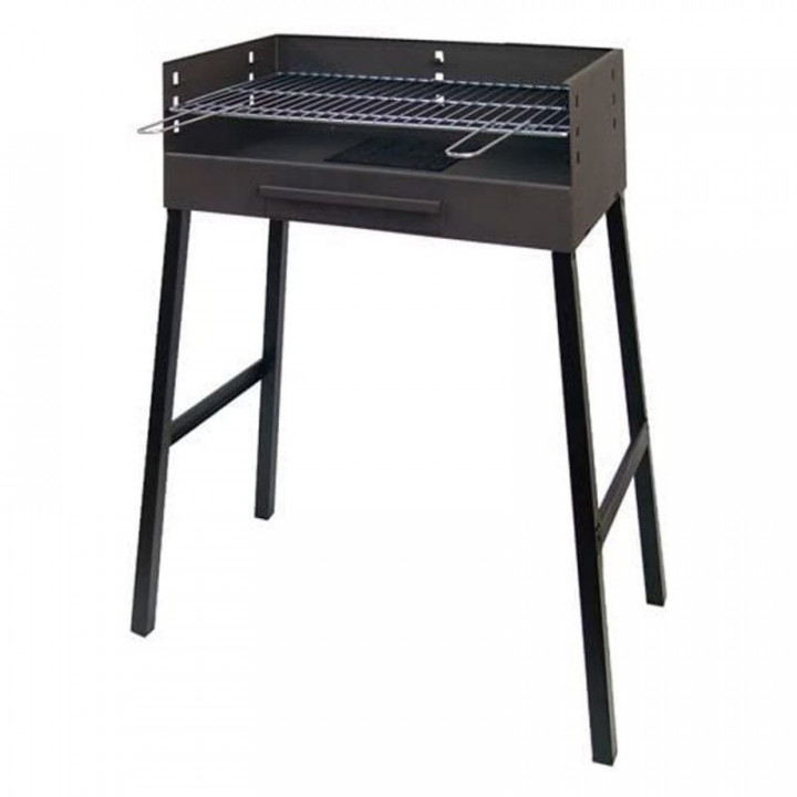 BARBECUE AVEC GRILLE ZINGUÉE, 69 x 40 x 92 cm