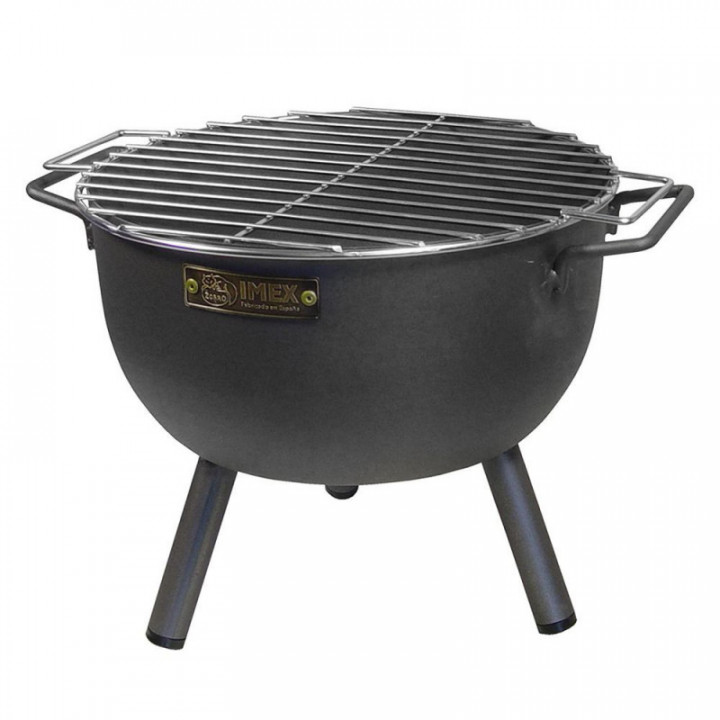 BARBECUE DE TABLE ROND AVEC GRILLE ZINGUÉE Ø30 x 28 cm