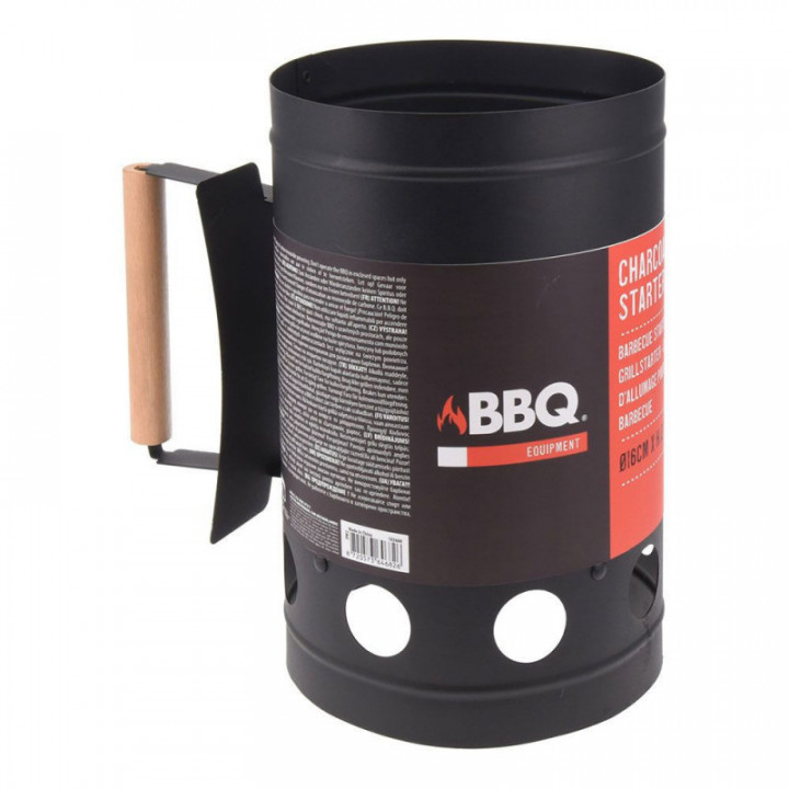 ALLUME-CHARBON POUR BARBECUE, NOIR, Ø27 cm