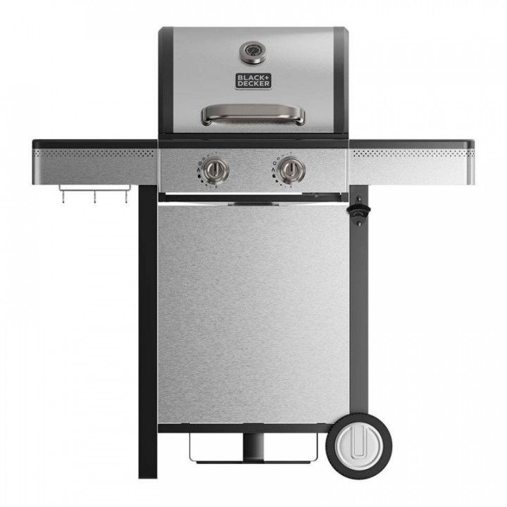BARBECUE À GAZ BXOG7200E AVEC 2 BRÛLEURS, 116 x 58 x 118,5 c