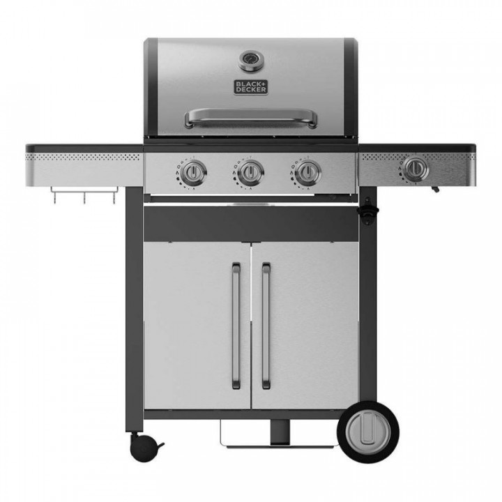 BARBECUE À GAZ 4 FEUX BXOG12950E, 126 x 58 x 118,5 cm