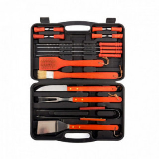 ENSEMBLE DE 18 USTENSILES DE BARBECUE