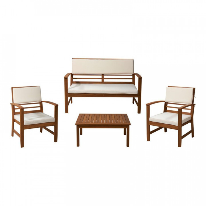 ENSEMBLE DE JARDIN EN BOIS D'ACACIA, 4 PIÈCES