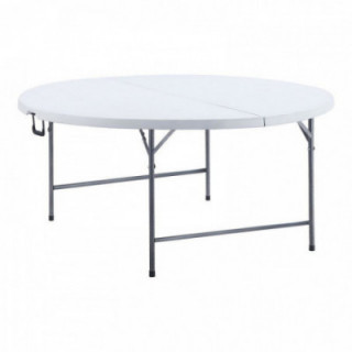 TABLE RONDE PLIANTE, 180 x 74 cm