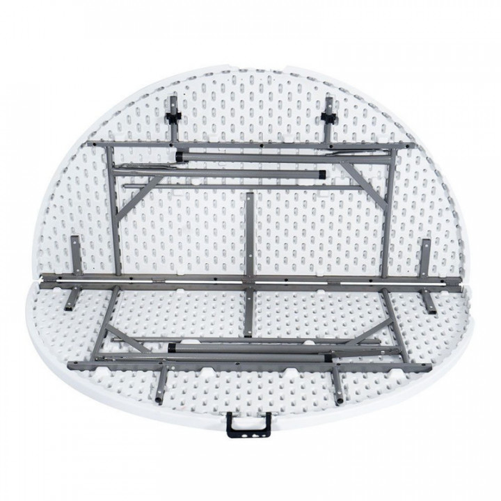 TABLE RONDE PLIANTE, 180 x 74 cm
