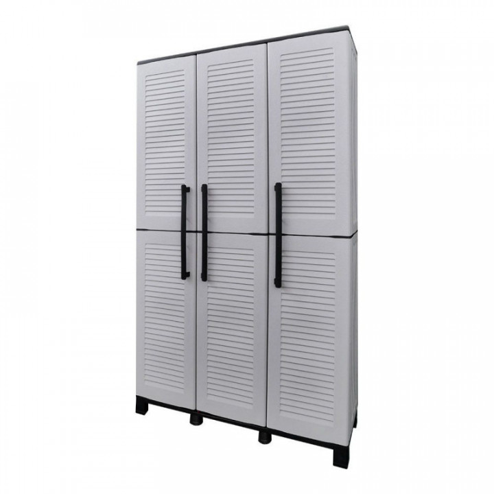 ARMOIRE HAUTE EN POLYPROPYLÈNE, LIGNE FAMILY, ÉTAGÈRES + POR