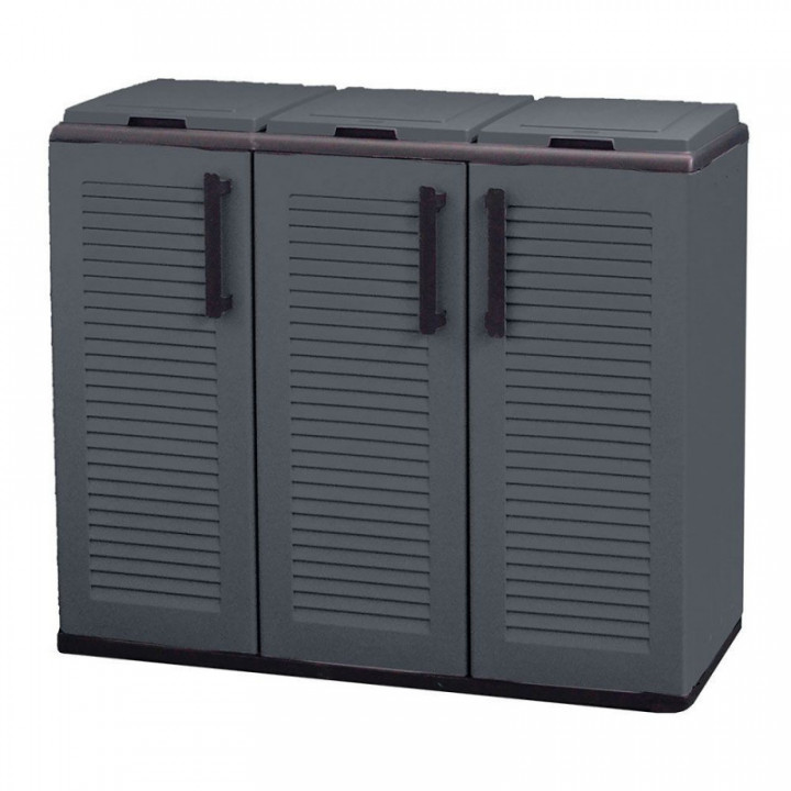 ARMOIRE BASSE EN POLYPROPYLÈNE, LIGNE ECO EASY, TRI SÉLECTIF