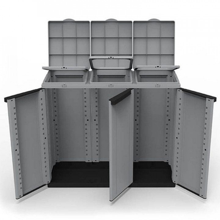ARMOIRE ECOLINE 3 PORTES 102 x 39 x 88,7 cm