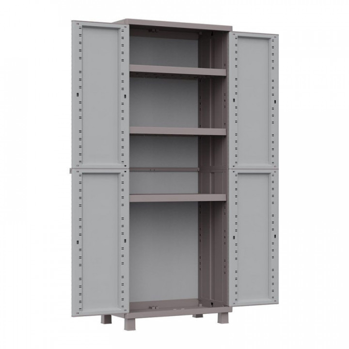 JRATTAN 369 ARMOIRE À BALAIS AVEC 3 ÉTAGÈRES