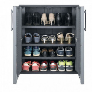 ARMOIRE BASSE EN POLYPROPYLÈNE POUR CHAUSSURES, LIGNE EASY,