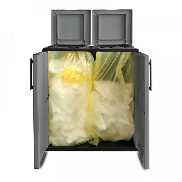 ARMOIRE BASSE EN POLYPROPYLÈNE, LIGNE ECO EASY, TRI SÉLECTIF