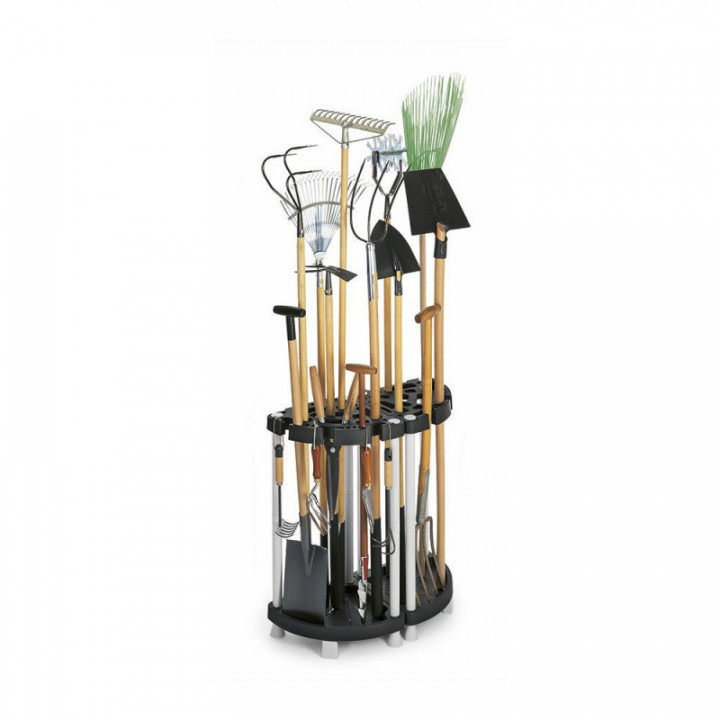 PORTE OUTILS DE JARDIN ALUMINIUM / PVC 73 x 37,5 x 77,5 cm