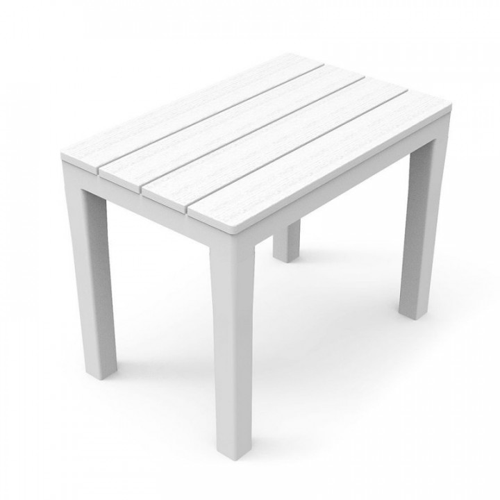 BANC D'EXTÉRIEUR BLANC, 38,5 x 60 x 45 cm