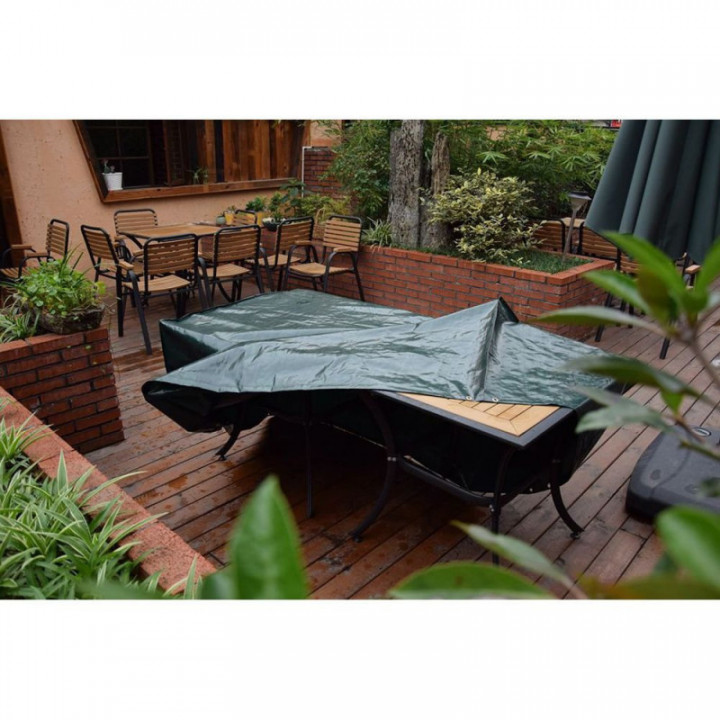 COUVERCLE DE PROTECTION. HOUSSE TABLE ET CHAISE, 143 x 225 x