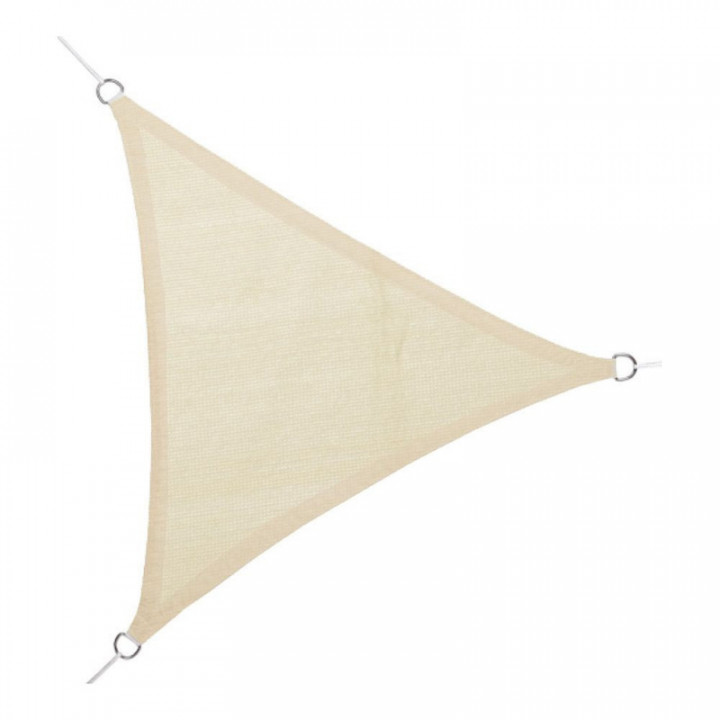 VOILE DE STORE TRIANGULAIRE EN BEIGE 5 x 5 x 5 m