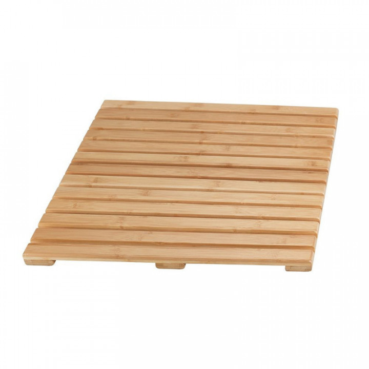 TAPIS D'INTÉRIEUR/EXTÉRIEUR EN BAMBOU, 50 x 50 cm