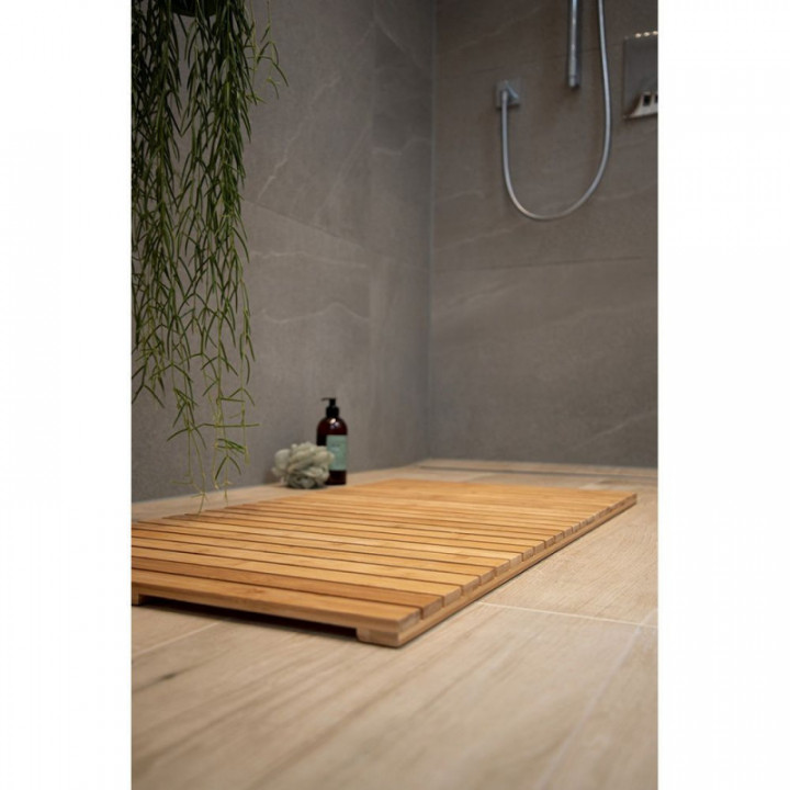 TAPIS D'INTÉRIEUR/EXTÉRIEUR EN BAMBOU, 50 x 50 cm