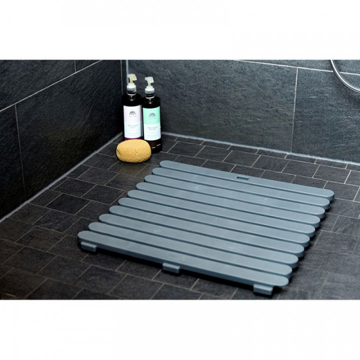 TAPIS GRIS D'INTÉRIEUR/EXTÉRIEUR, 55 x 55 cm
