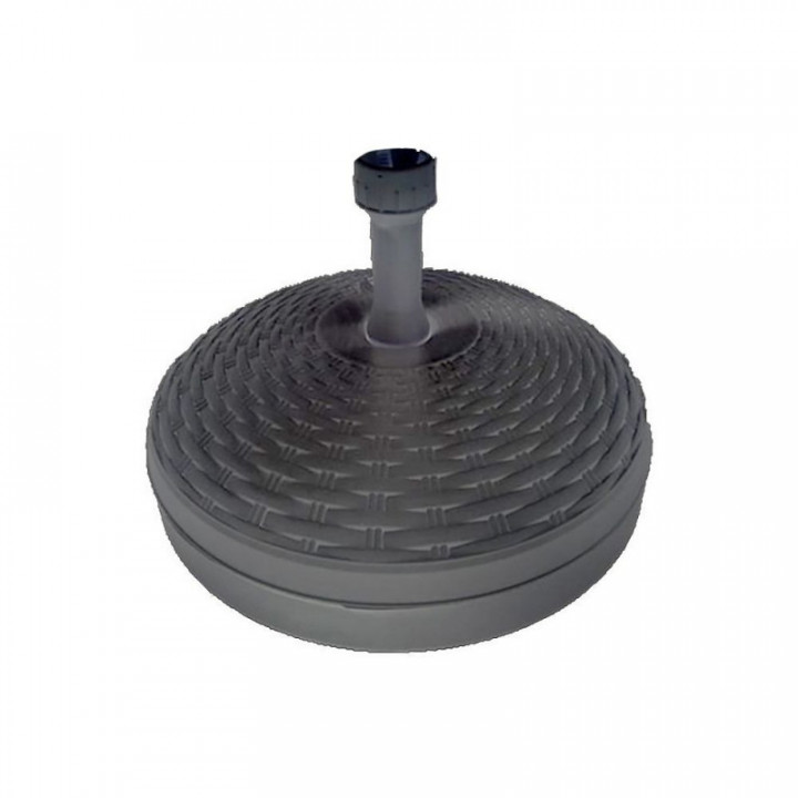 PIED DE PARASOL 20 L COULEUR: NOIR Ø46x15cm IPAE PROGARDEN