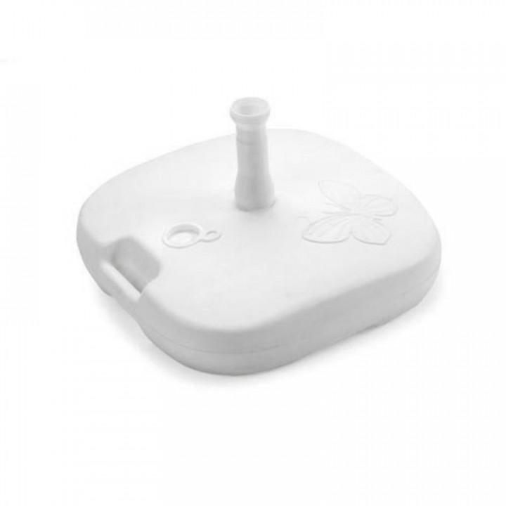 PIED DE PARASOL 16 L BLANC 44 x 44 x 12 cm