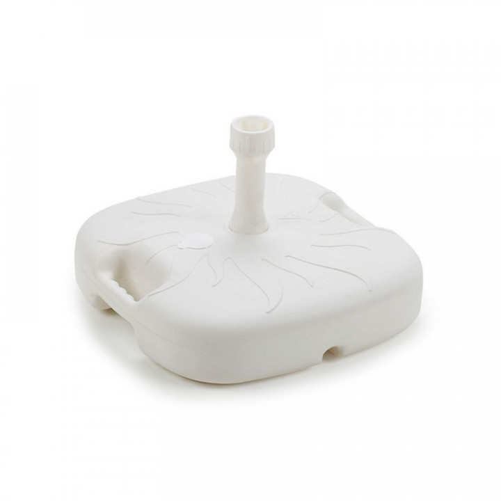 PIED DE PARASOL 18 L BLANC 44 x 44 x 12 cm