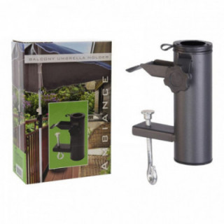 PORTE-PARASOL DE BALCON, ANTHRACITE, LONGUEUR 15,5 cm x Ø 5,