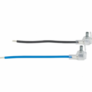 2 embouts à perforation d'isolant EBCP 6-35/16 (1 noir / 1 bleu)