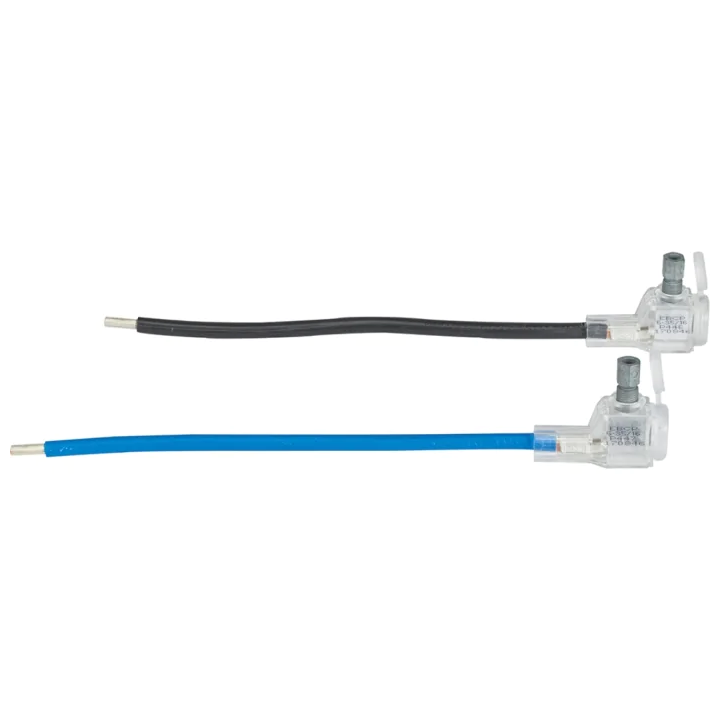 2 embouts à perforation d'isolant EBCP 6-35/16 (1 noir / 1 bleu)