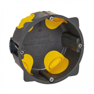 Boîte 1 poste pour prise 20a et 32a - gamme écobatibox diamètre 85mm profondeur 40mm