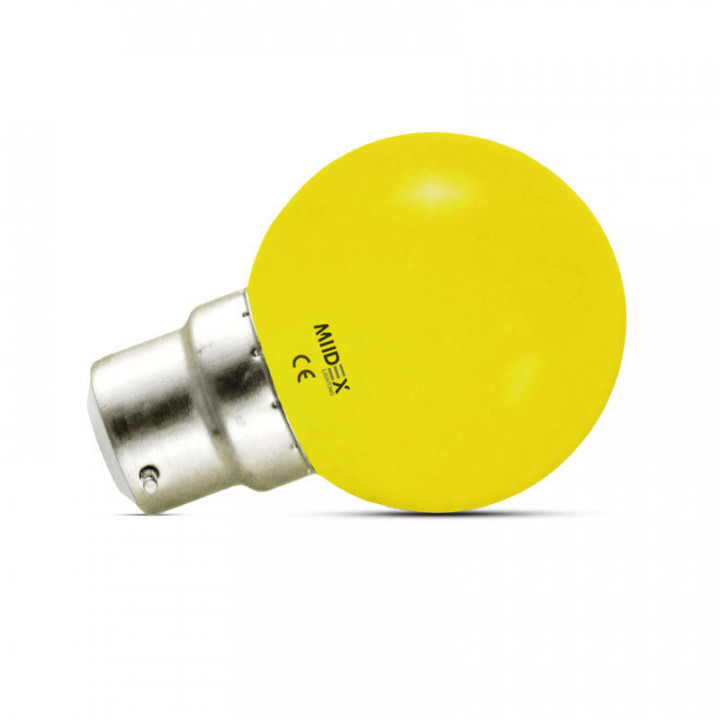 LED 1 W BULB B22 JAUNE BX