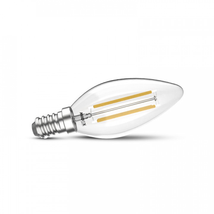 LED FIL COB FLAMME E14 2W 4KK