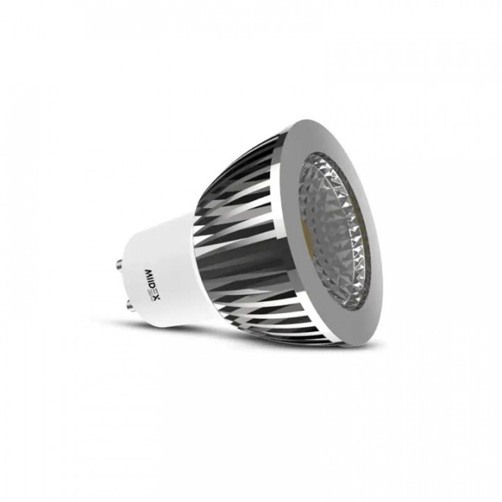 LED 6W GU10 6000K 75degrés ALU DIM