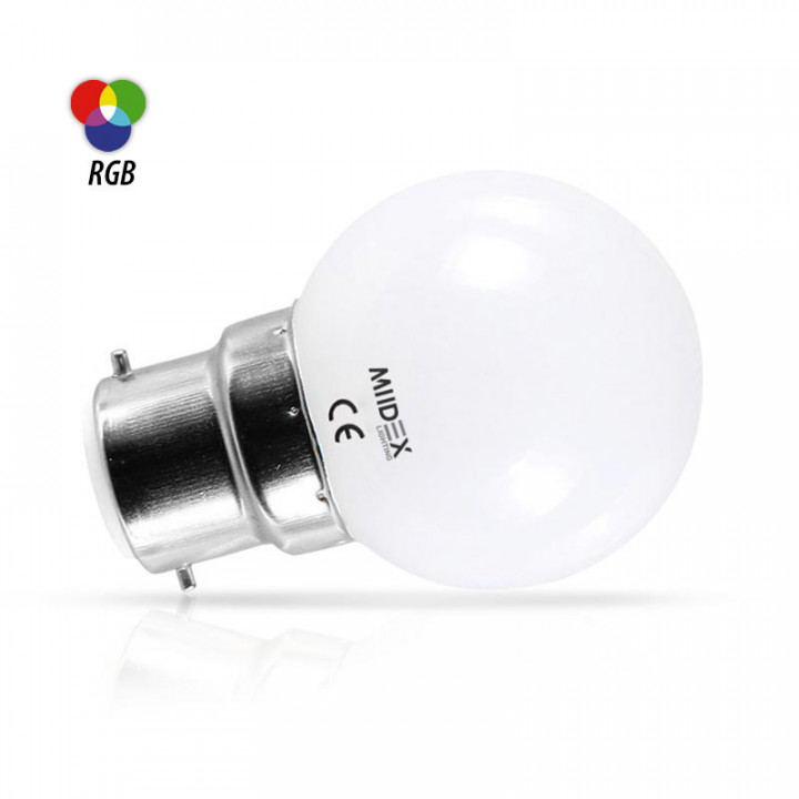 LED 1W BULB B22 RGB DEPO BOI