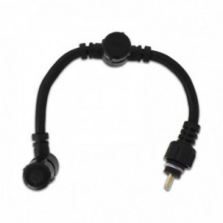 CONNECT "T" 1 MÂL/2FEM 20cm