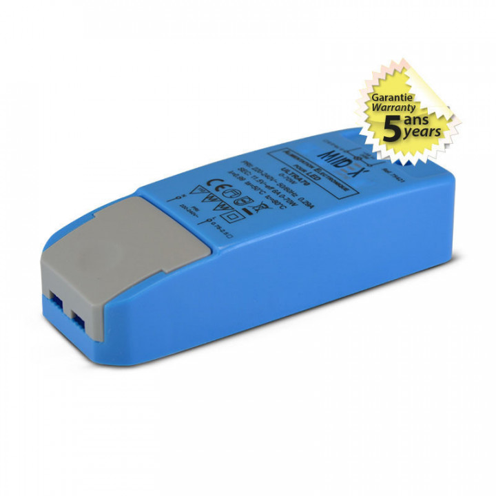 ALIM 11.5V ELECTR 0-70W IP20