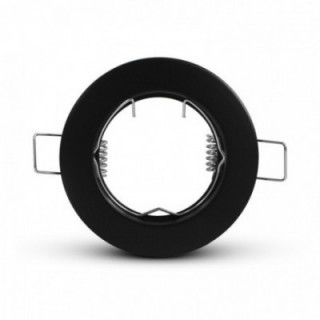 SUPPORT SPOT ROND NOIR 78mm