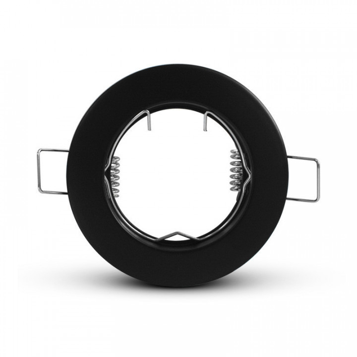 SUPPORT SPOT ROND NOIR 78mm
