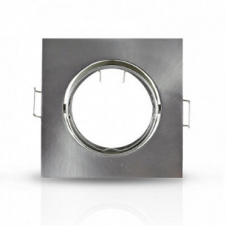 SUP SPOT CARRE ARGENT 84x84mm