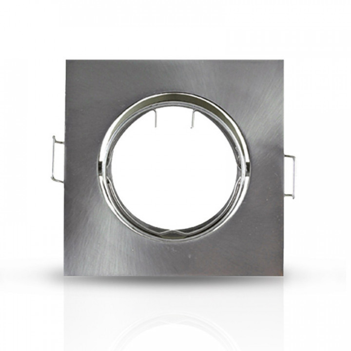 SUP SPOT CARRE ARGENT 84x84mm