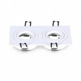 SUP SPOT ROND DOUBLE BLANC