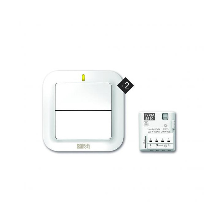DELTA DORE Pack interrupteur supplémentaire sans fil - 6351410