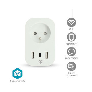 NEDIS Prise intelligente - WIFIP151EWT NEDIS Prise intelligente - WIFIP151EWT