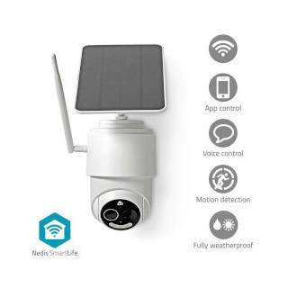 NEDIS Caméra extérieure solaire - WIFICBO50WT