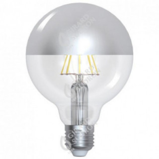 Ampoule LED argentée 8W E27