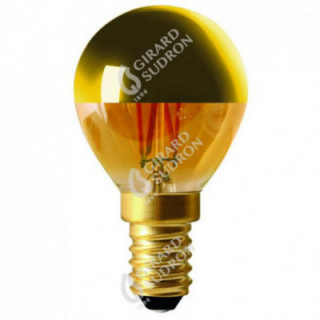 Ampoule LED dorée