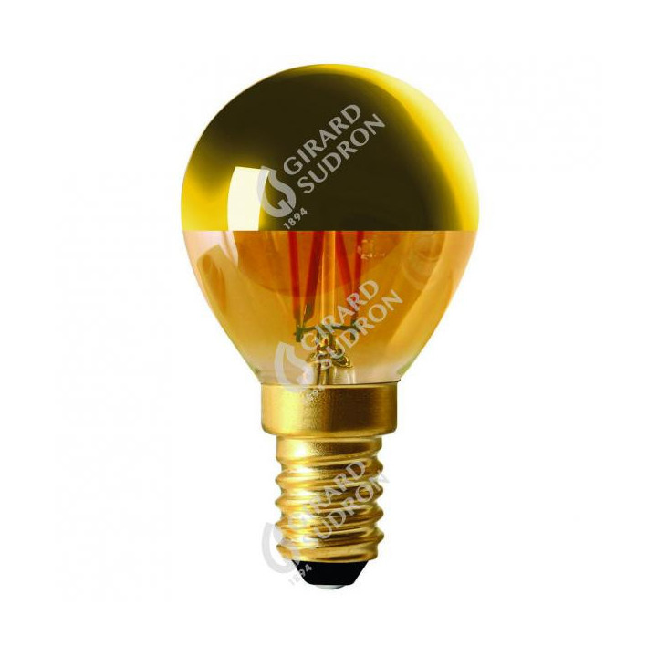 Ampoule LED dorée
