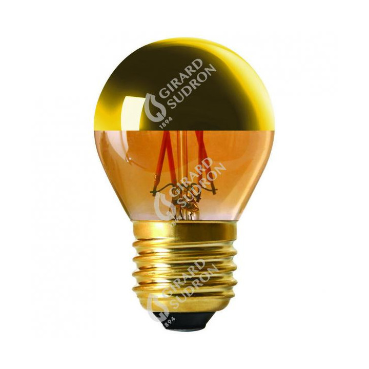 Ampoule LED dorée